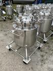 Used- Stainless Steel 120 Liter / 31.7 Gallon Jacketed Tank, Stainless Steel, Vertical. Approximate 20