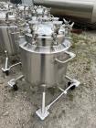 Used- Stainless Steel 120 Liter / 31.7 Gallon Jacketed Tank, Stainless Steel, Vertical. Approximate 20