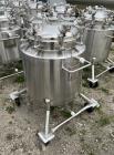 Used- Stainless Steel 120 Liter / 31.7 Gallon Jacketed Tank, Stainless Steel, Vertical. Approximate 20