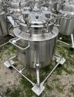 Used- Stainless Steel 120 Liter / 31.7 Gallon Jacketed Tank, Stainless Steel, Vertical. Approximate 20