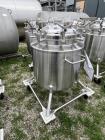 Used Dished Bottom 316L Stainless Steel Jacketed Tank, Made by Precision Stainless.