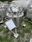 Used Dished Bottom 316L Stainless Steel Jacketed Tank, Made by Precision Stainless.