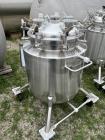 Used- Stainless Steel 120 Liter / 31.7 Gallon Jacketed Tank, Stainless Steel, Vertical. Approximate 20