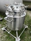 Used- Stainless Steel 120 Liter / 31.7 Gallon Jacketed Tank, Stainless Steel, Vertical. Approximate 20