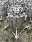 Used- Stainless Steel 120 Liter / 31.7 Gallon Jacketed Tank, Stainless Steel, Vertical. Approximate 20