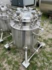 Used- Stainless Steel 120 Liter / 31.7 Gallon Jacketed Tank, Stainless Steel, Vertical. Approximate 20