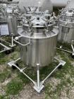 Used- Stainless Steel 120 Liter / 31.7 Gallon Jacketed Tank, Stainless Steel, Vertical. Approximate 20