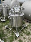 Used- Stainless Steel 120 Liter / 31.7 Gallon Jacketed Tank, Stainless Steel, Vertical. Approximate 20