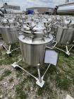 Used- Stainless Steel 120 Liter / 31.7 Gallon Jacketed Tank, Stainless Steel, Vertical. Approximate 20