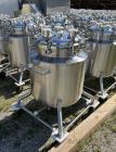 Used- Stainless Steel 120 Liter / 31.7 Gallon Jacketed Tank, Stainless Steel, Vertical. Approximate 20