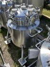 Used- Stainless Steel 120 Liter / 31.7 Gallon Jacketed Tank, Stainless Steel, Vertical. Approximate 20