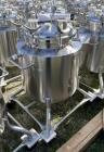 Used- Stainless Steel 120 Liter / 31.7 Gallon Jacketed Tank, Stainless Steel, Vertical. Approximate 20