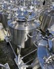 Used- Stainless Steel 120 Liter / 31.7 Gallon Jacketed Tank, Stainless Steel, Vertical. Approximate 20