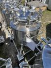 Used- Stainless Steel 120 Liter / 31.7 Gallon Jacketed Tank, Stainless Steel, Vertical. Approximate 20