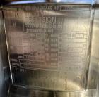 Used Vertical Stainless Steel Jacketed Tank – 103 Liter