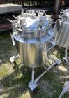 Used Heavy-Duty 316L Stainless Steel Jacketed Tank – Vertical