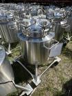 Used- Stainless Steel 120 Liter / 31.7 Gallon Jacketed Tank, Stainless Steel, Vertical. Approximate 20