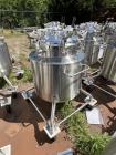 Used- Stainless Steel 120 Liter / 31.7 Gallon Jacketed Tank, Stainless Steel, Vertical. Approximate 20