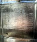 Used Precision Stainless Industrial Dished Top and Bottom Jacketed Tank.