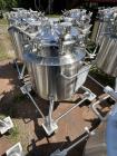 Used- Stainless Steel 120 Liter / 31.7 Gallon Jacketed Tank, Stainless Steel, Vertical. Approximate 20