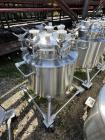 Used- Stainless Steel 120 Liter / 31.7 Gallon Jacketed Tank, Stainless Steel, Vertical. Approximate 20