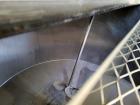 Used 200 Gallon Stainless Steel Vertical Mix Tank – Propeller Agitated, Leg Mounted