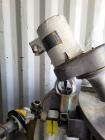 Used 200 Gallon Stainless Steel Vertical Mix Tank – Propeller Agitated, Leg Mounted