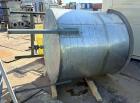 Used Approximately 750 Gallon 304 Stainless Steel Open Top Storage Tank – Vertical, Leg Mounted