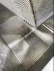 Used 450 Gallon Stainless Steel Square Tank with Internal Sieve & Cover