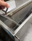 Used 450 Gallon Stainless Steel Square Tank with Internal Sieve & Cover