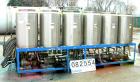USED: Multi tank feed system consisting of (7) 75 gallon 304 stainless steel tanks, 24