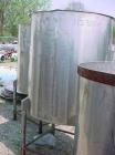 USED: Tank, 300 gallon, stainless steel, vertical. 44
