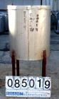 USED: Tank, 110 gallons, 316 stainless steel, vertical. 30