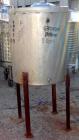 USED: Tank, 110 gallons, 316 stainless steel, vertical. 30