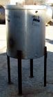 USED: Tank, 110 gallons, 316 stainless steel, vertical. 30