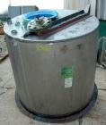 USED: Mix tank, 525 gallon, 304 stainless steel, vertical. 54