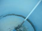 USED: Mix tank, 525 gallon, 304 stainless steel, vertical. 54