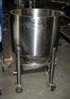 USED: Tank, 35 gallon, stainless steel. 24
