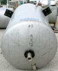 USED: Tank, 275 gallon, 304 stainless steel, vertical. Approximate 36