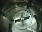 USED: Mix tank, approximate 25 gallon, stainless steel. Non-jacketed chamber 17-1/2