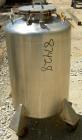 USED: Tank, 25 gallon, 304 stainless steel, vertical. 18