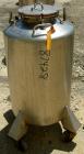 USED: Tank, 25 gallon, 304 stainless steel, vertical. 18