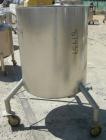 USED: Tank, 115 gallon, 321 stainless steel, vertical. 30