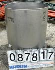USED: Tank, 100 gallon, 304 stainless steel, vertical. 30
