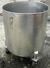 USED: Tank, 100 gallon, 304 stainless steel, vertical. 30