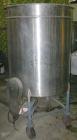 USED: Tank, 225 gallon, 304 stainless steel, vertical. 38