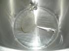 USED: Tank, 225 gallon, 304 stainless steel, vertical. 38