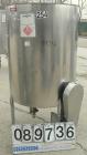 USED: Tank, 225 gallon, 304 stainless steel, vertical. 38