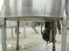 USED: Tank, 225 gallon, 304 stainless steel, vertical. 38
