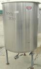 USED: Tank, 225 gallon, 304 stainless steel, vertical. 38